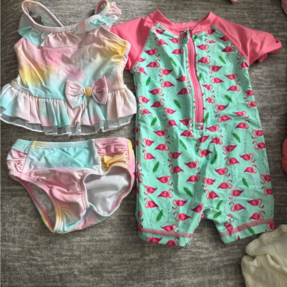 Lot of 2 Baby Swimsuit Set